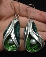 Brincos tulipa / Tulip earrings